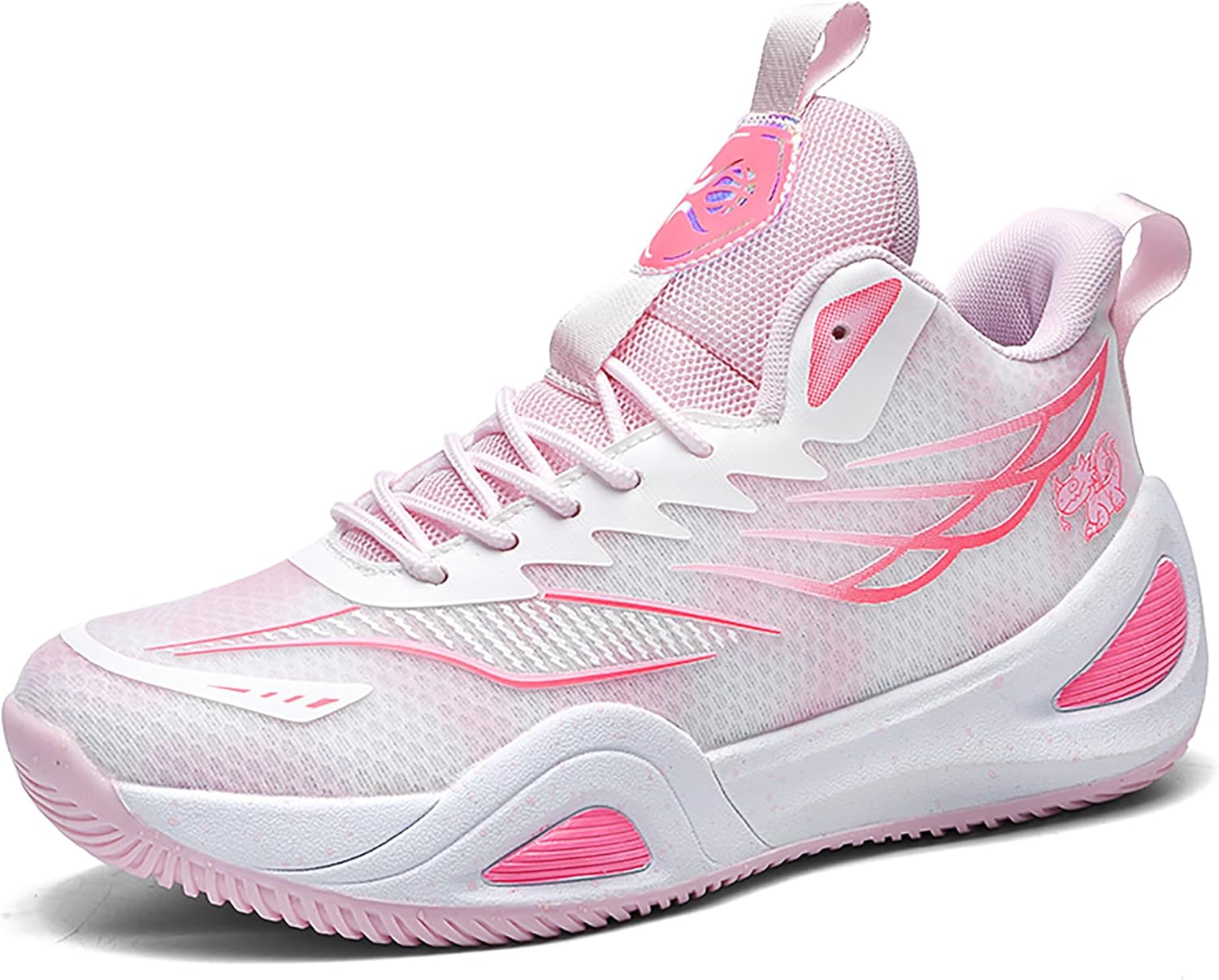 

Кроссовки CJSPORX для мужчин и женщин, баскетбольные, дышащие, мужские, противоскользящие, для улицы, модные, унисекс, розовый