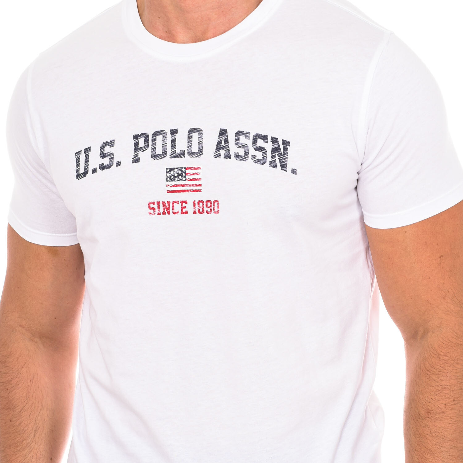 Футболка с коротким рукавом 66893 U.S. Polo Assn, белый — фото 2