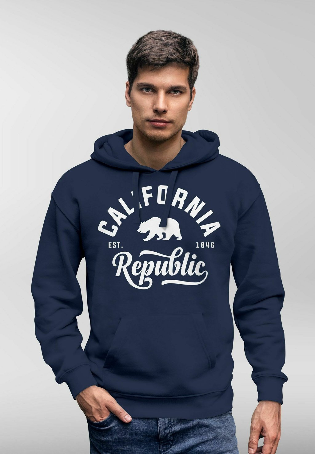 

Толстовка с капюшоном CALIFORNIA REPUBLIC NEVERL Neverless, темно-синий