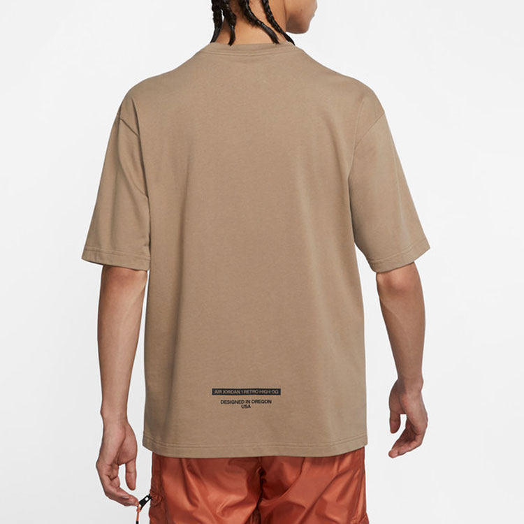 Футболка мужская Sandalwood Brown Jordan, Sandalwood Umber — фото 4