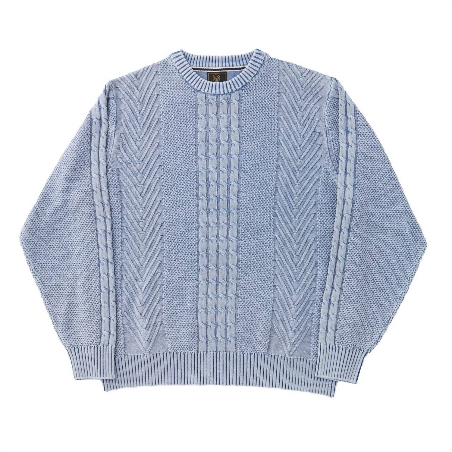 

Мужской свитер Sandwashed Cable Herringbone в цвете Infinity F/X Fusion