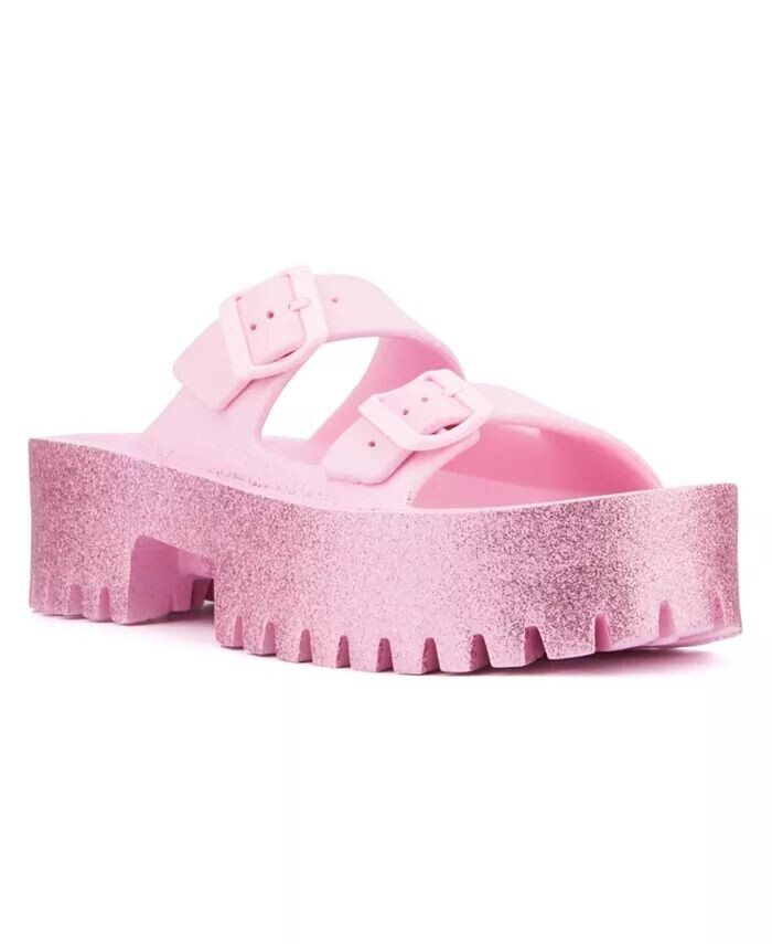 Женские сандалии Sparkles Slide Olivia Miller, розовый