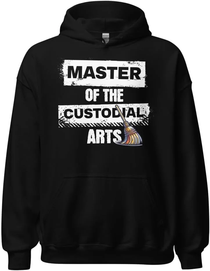 Толстовка Janitor School Custodian Unisex, Мастер по уборке Generic, черный