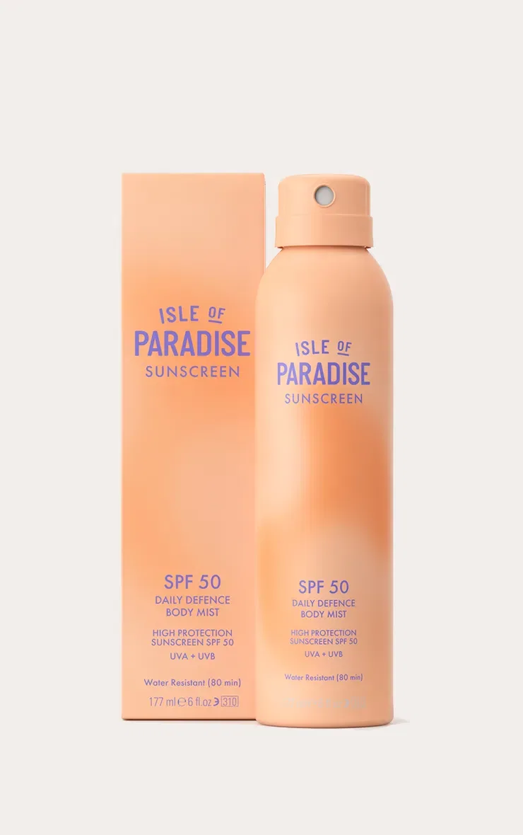 Солнцезащитный спрей SPF 50 Isle of Paradise Prettylittlething, прозрачный — фото 2