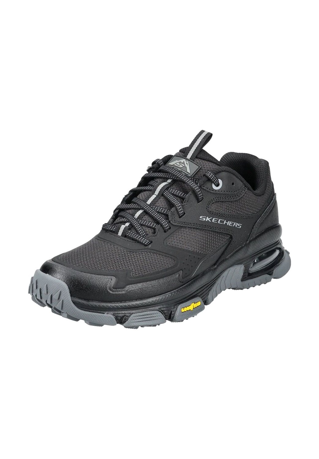

Кроссовки из кожи/текстиля SKECHERS, черный