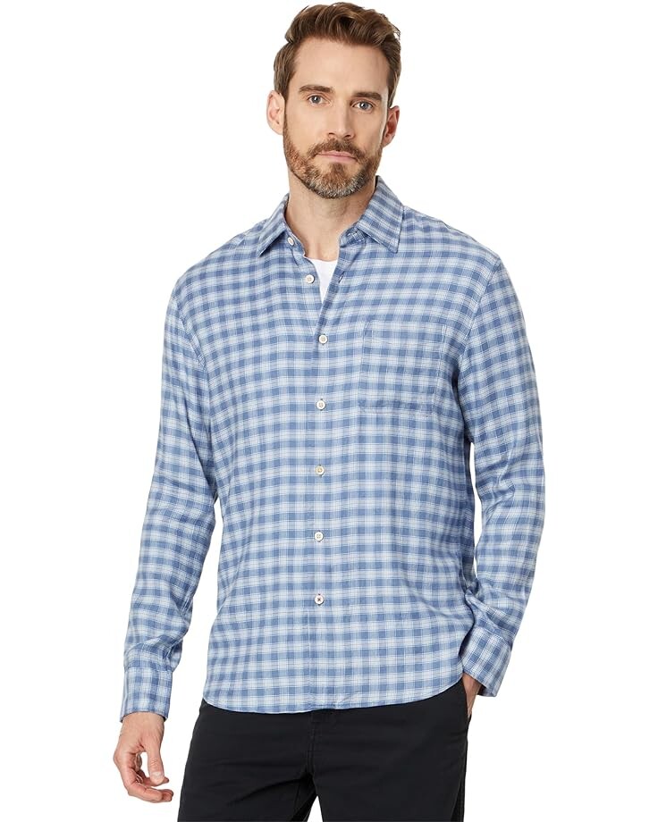 

Рубашка Faherty The Weekend Blend, цвет Rockville Blue Plaid