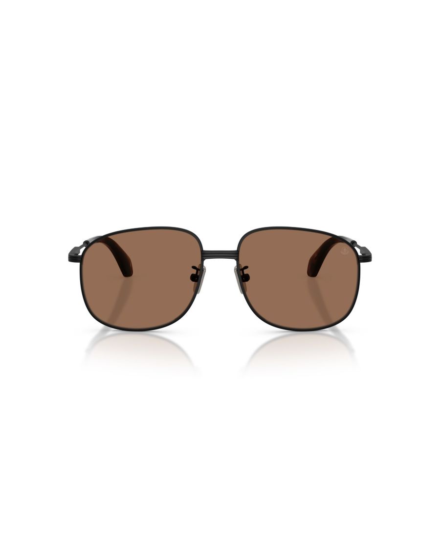 Солнцезащитные очки унисекс Pilot Fennix, ME4013 Moncler, Matte Black — фото 2