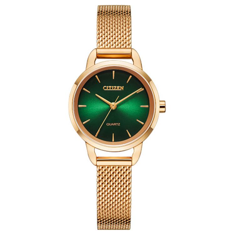 

CITIZEN Часы Quartz Movement Stainless Steel Strap Watch Women's Watch Green Dial