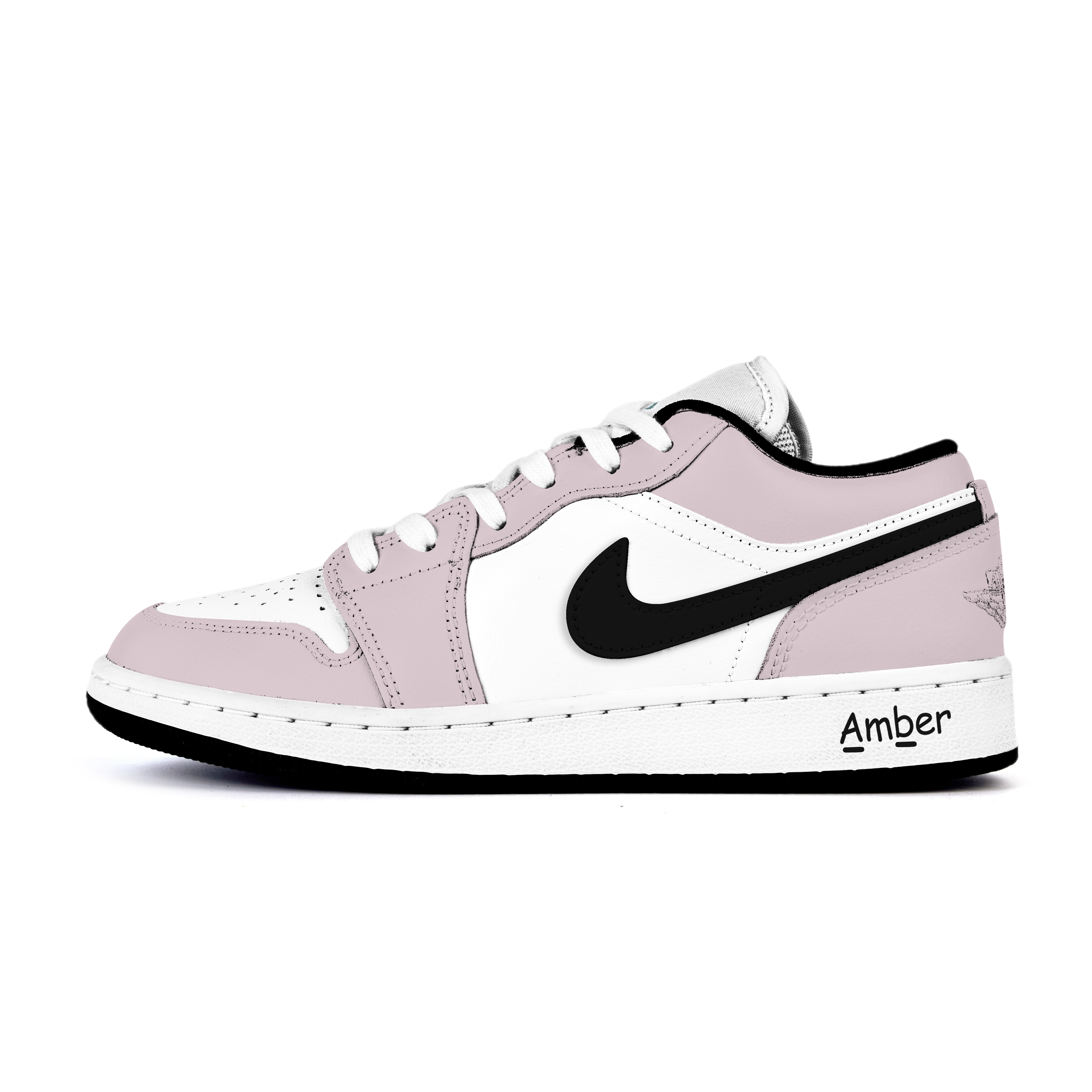 

Баскетбольные кроссовки Air 1 LOW с амортизацией, износостойкие, низкие, для детей и подростков Jordan, розовый