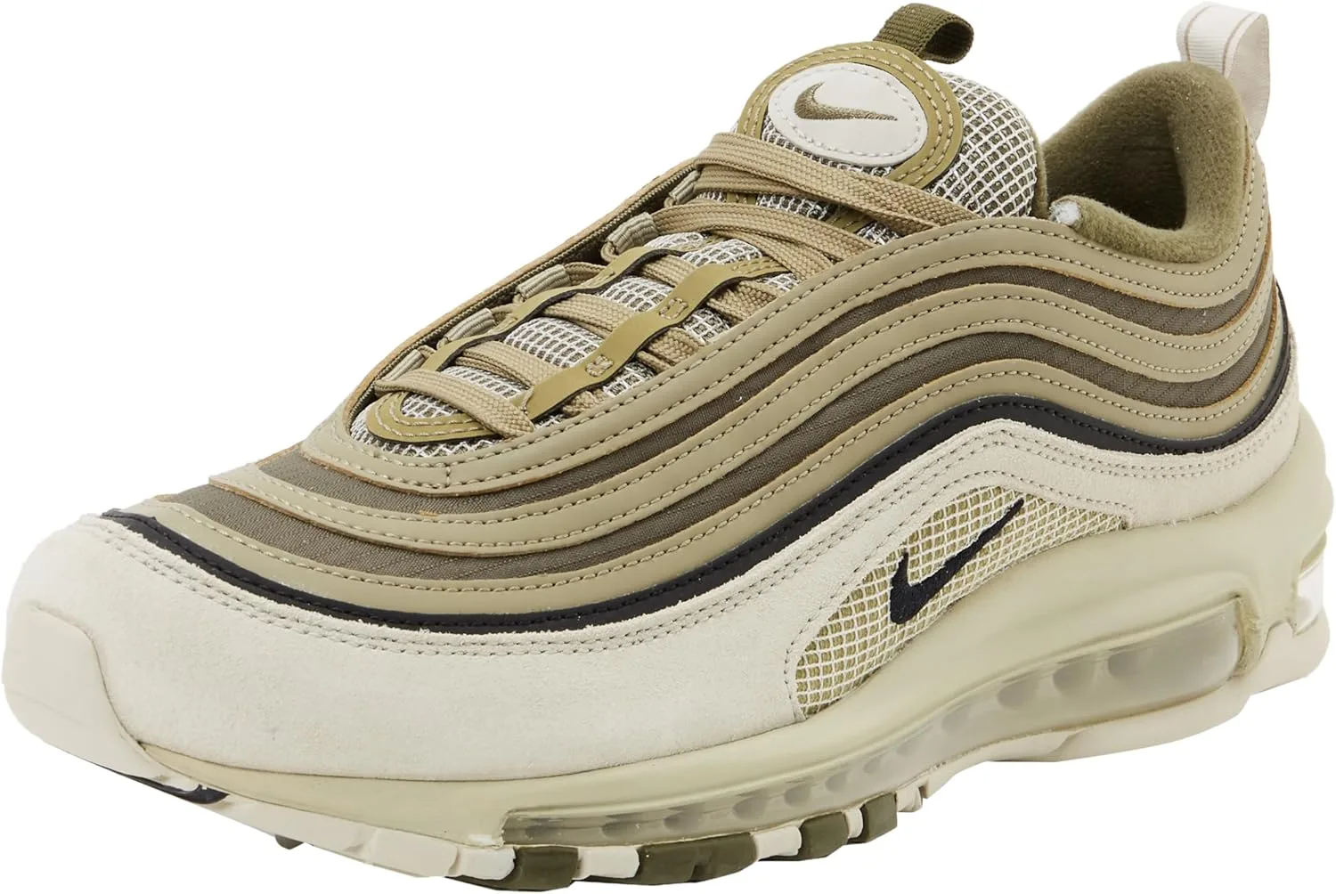 Мужские кроссовки NIKE Air Max 97, черный/светло-коричневый/оливковый