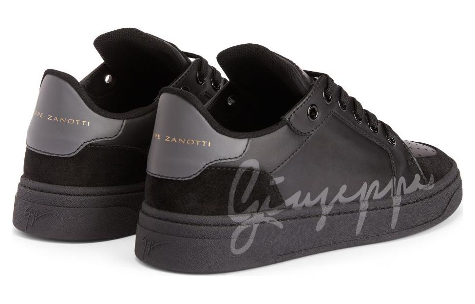 GZ94 Кроссовки на шнуровке Giuseppe Zanotti, черные — фото 4