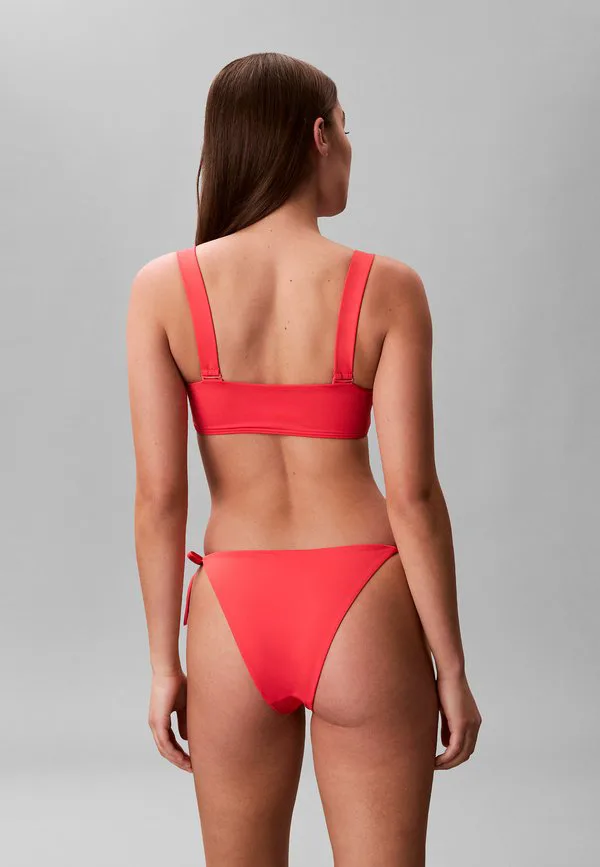Плавки-Бикини с завязками по бокам Calvin Klein Swimwear, Punch Pink — фото 3
