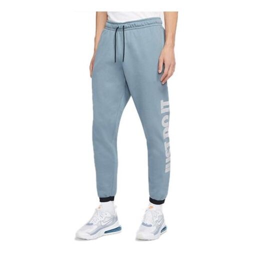 

Брюки sportswear nsw jdi fleece sports long pants blue Nike, синий