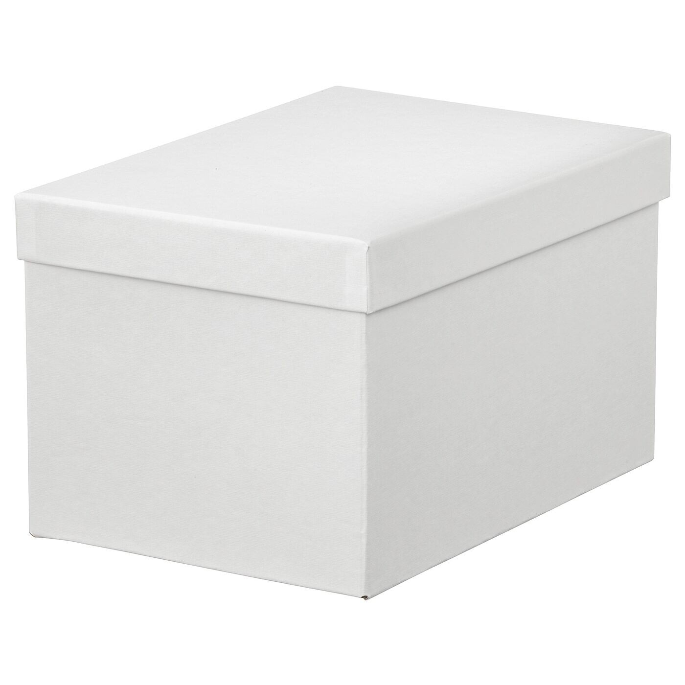 

Коробка с крышкой, белая, 18х25х15 см, TJENA IKEA