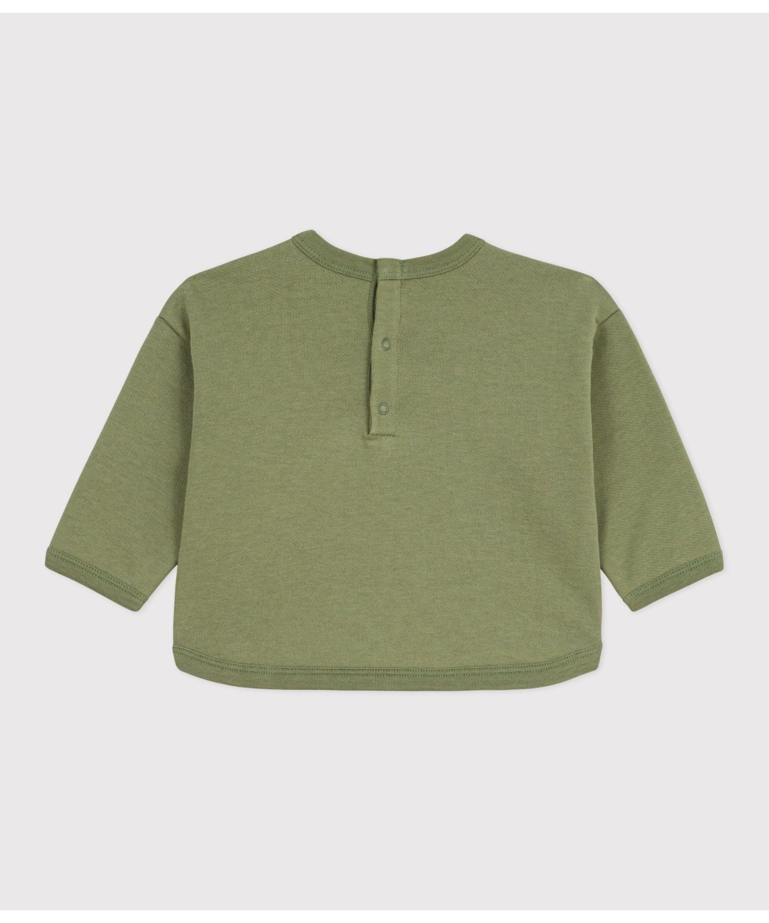 Толстовка с принтом PETIT BATEAU, Khaki — фото 2