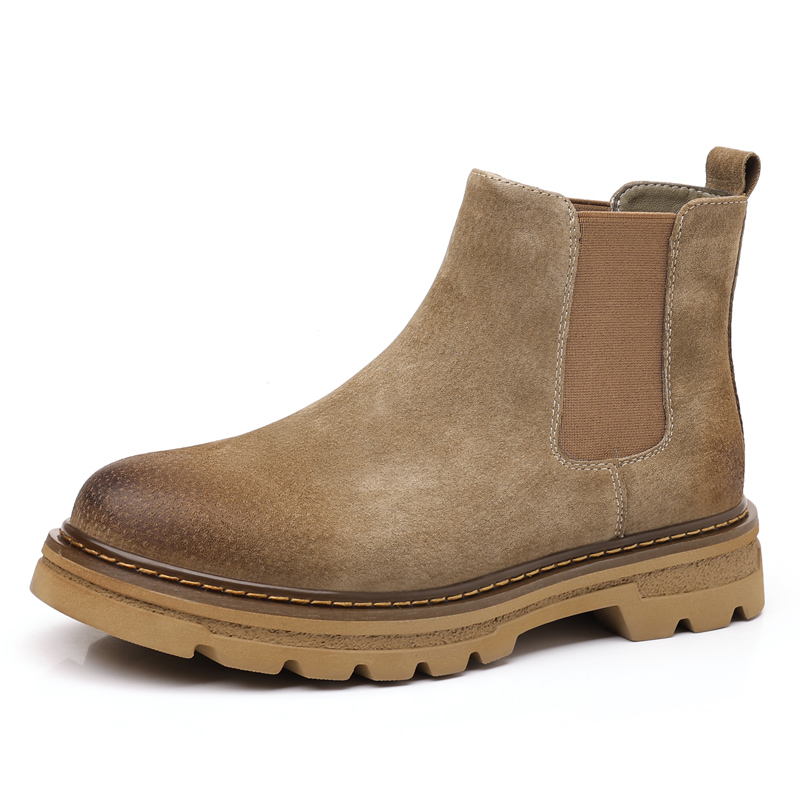 

Короткие мужские ботинки челси WEISHIBANGWEI, Khaki