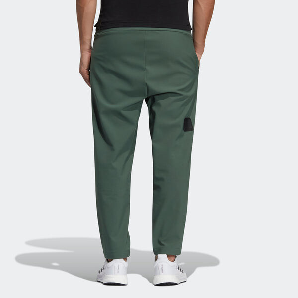 Повседневные брюки wj pnt wv теплые однотонные свободные спортивные брюки athleisure casual Adidas, зеленый — фото 3