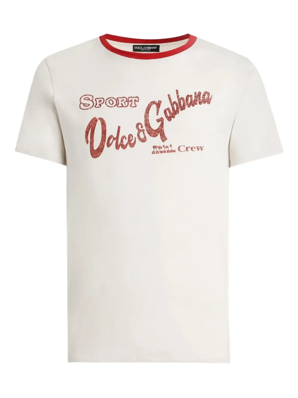 Футболка с графическим принтом Red-trim Dolce & Gabbana, черный