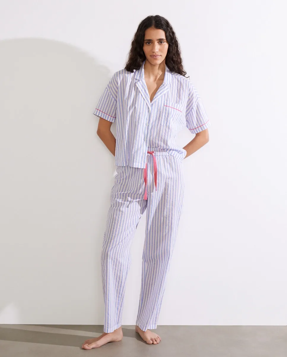 

Пижама женская в полоску Easy Wear, синий