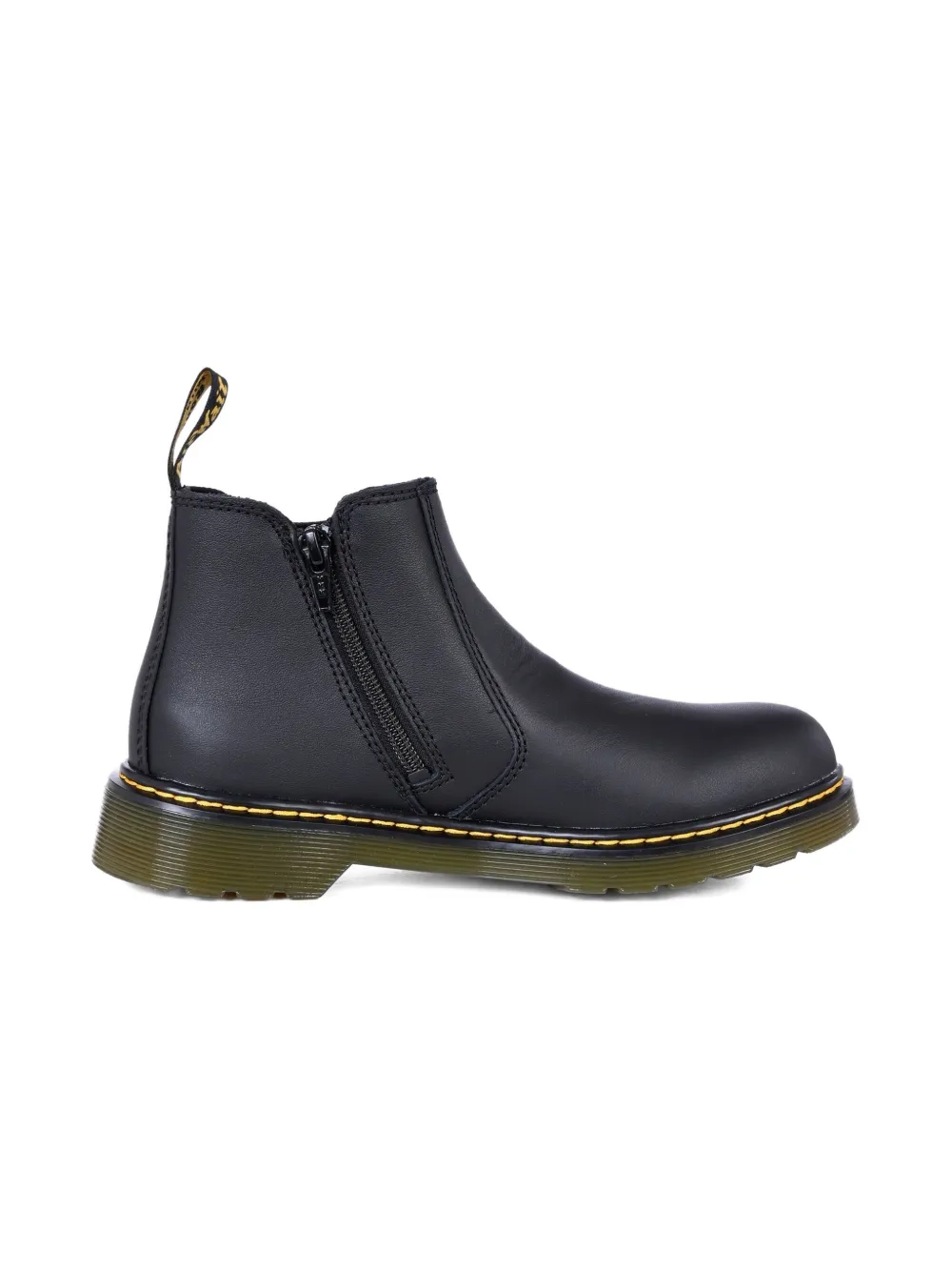 Ботинки челси с застежкой-молнией Dr. Martens Kids, черный — фото 3