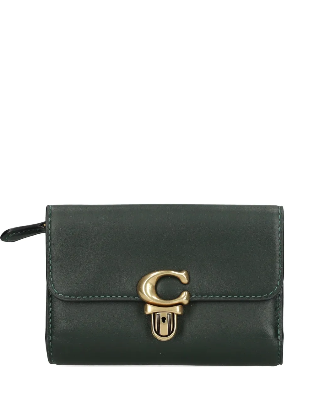 

Кошелек на молнии Coach, зеленый