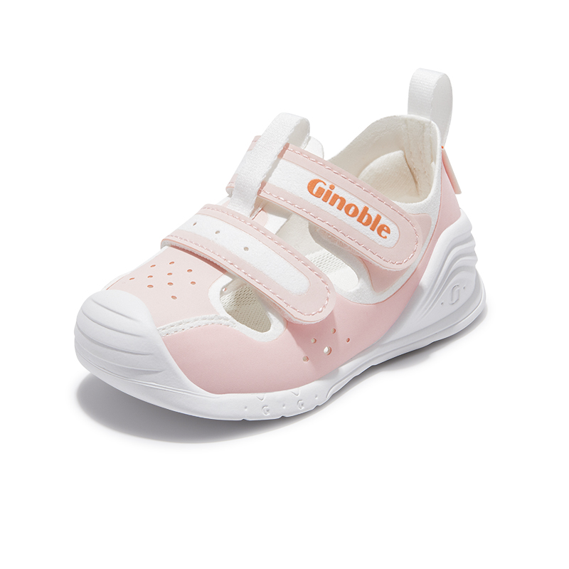 

Детские сандалии Abrasion Resistant Breathable для малышей GINOBLE, розовый/белый
