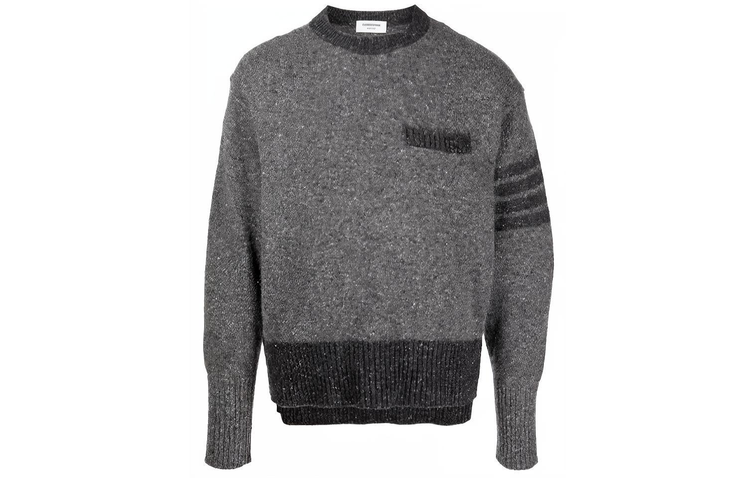 

Свитер мужской серый FW21 THOM BROWNE