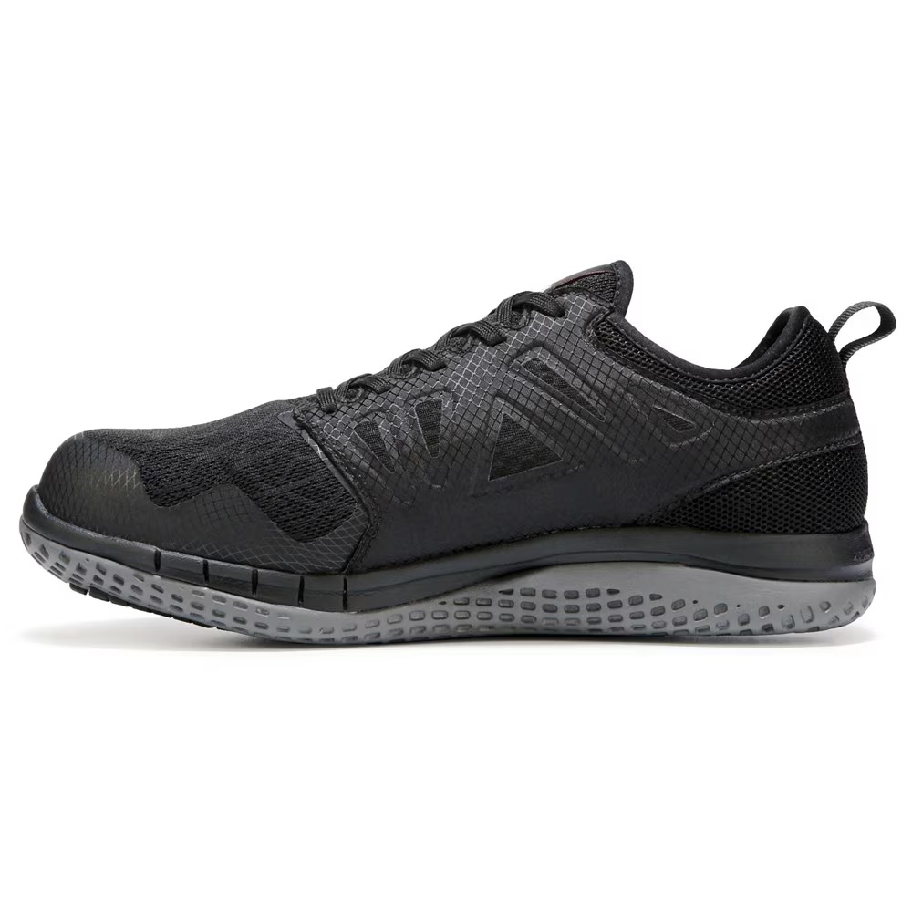 Кроссовки с защитным металлическим носком для работы Reebok Work, black — фото 3
