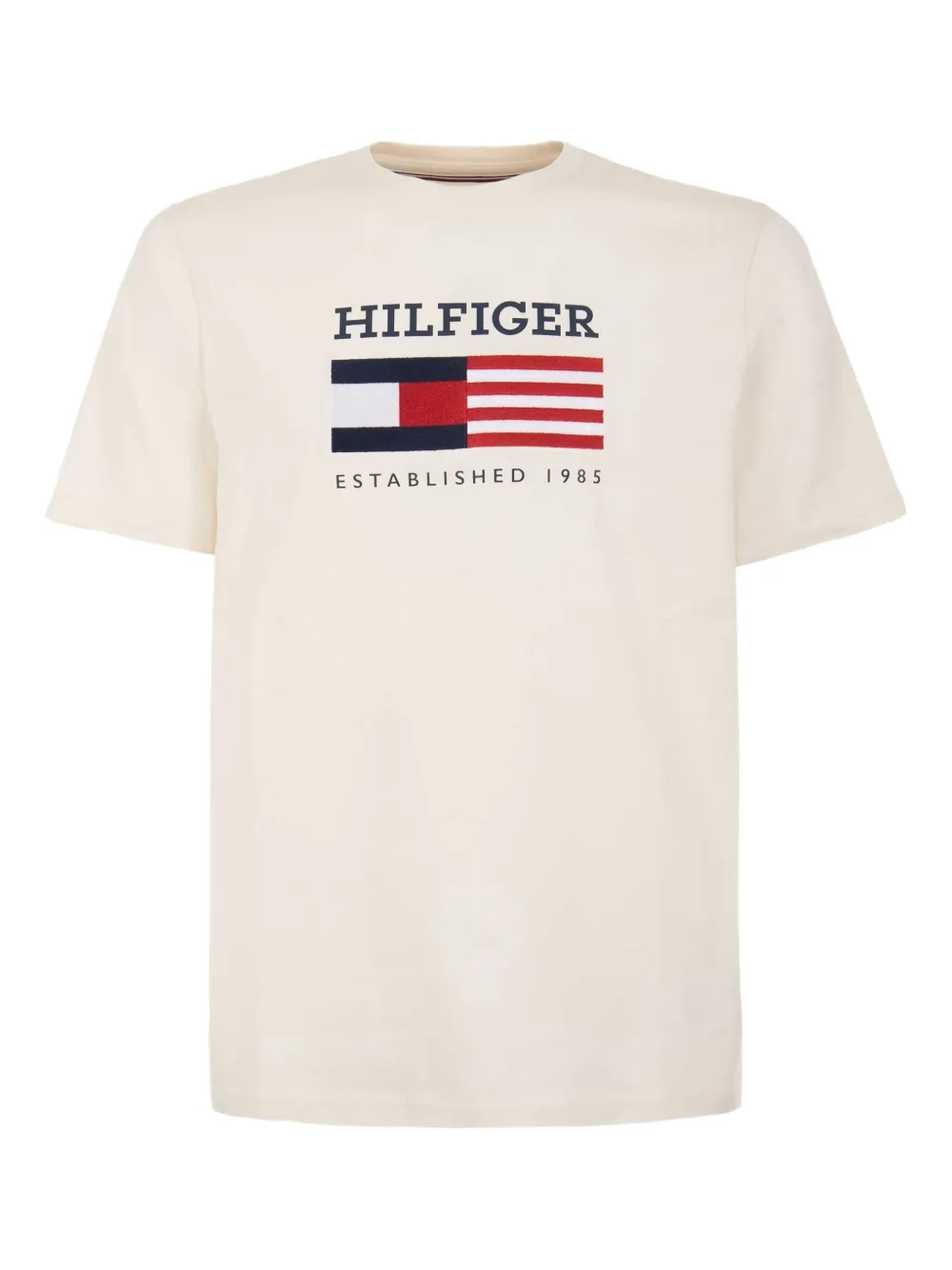 

Футболка с логотипом флага Tommy Hilfiger, нейтральный
