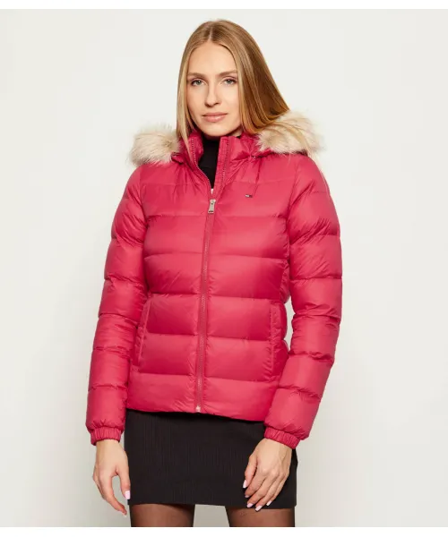 

Пуховик Slim fit Tommy Jeans, розовый