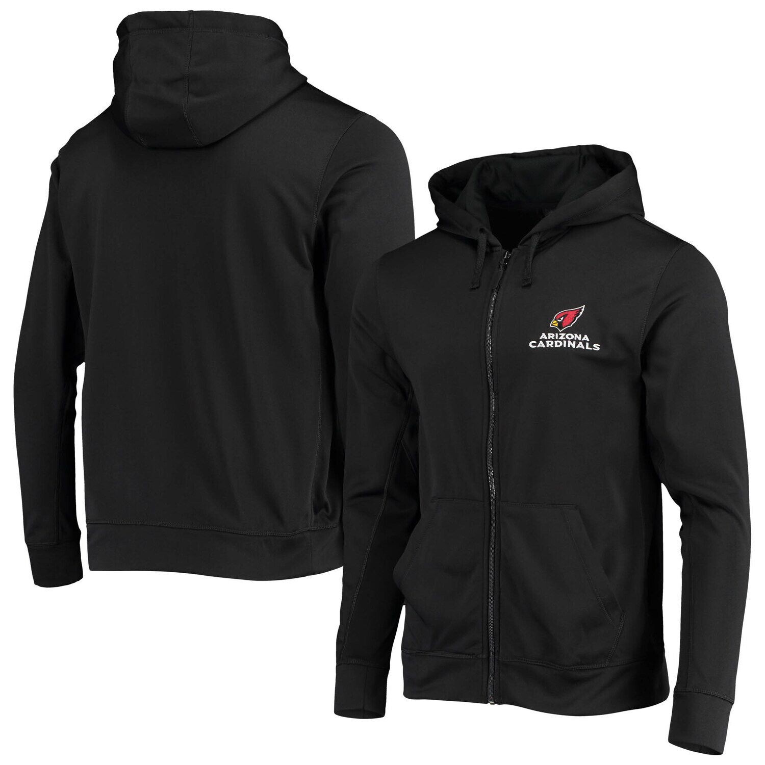 

Мужская флисовая толстовка с молнией во всю длину Dunbrooke Black Arizona Cardinals Trophy