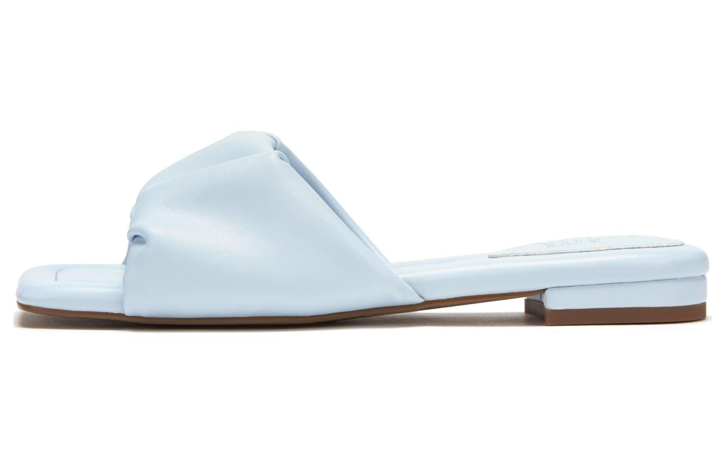 Слипоны женские Экрю/Голубой/Персиковый красный TOOMANYSHOES — фото 3
