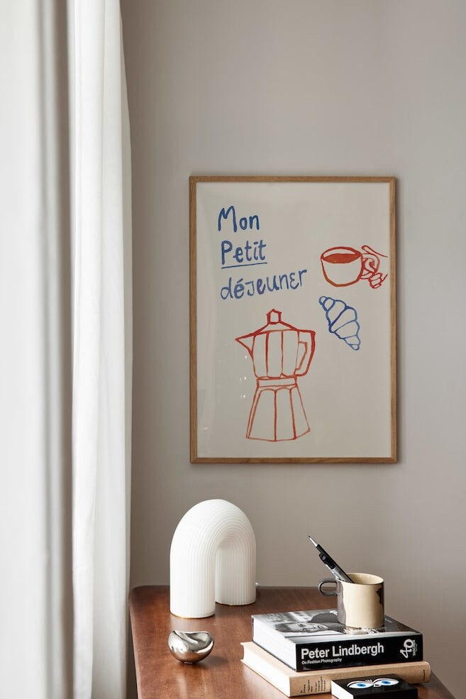 

Плакат mon petit dejeuner Postery, 50x70 см, бежевый
