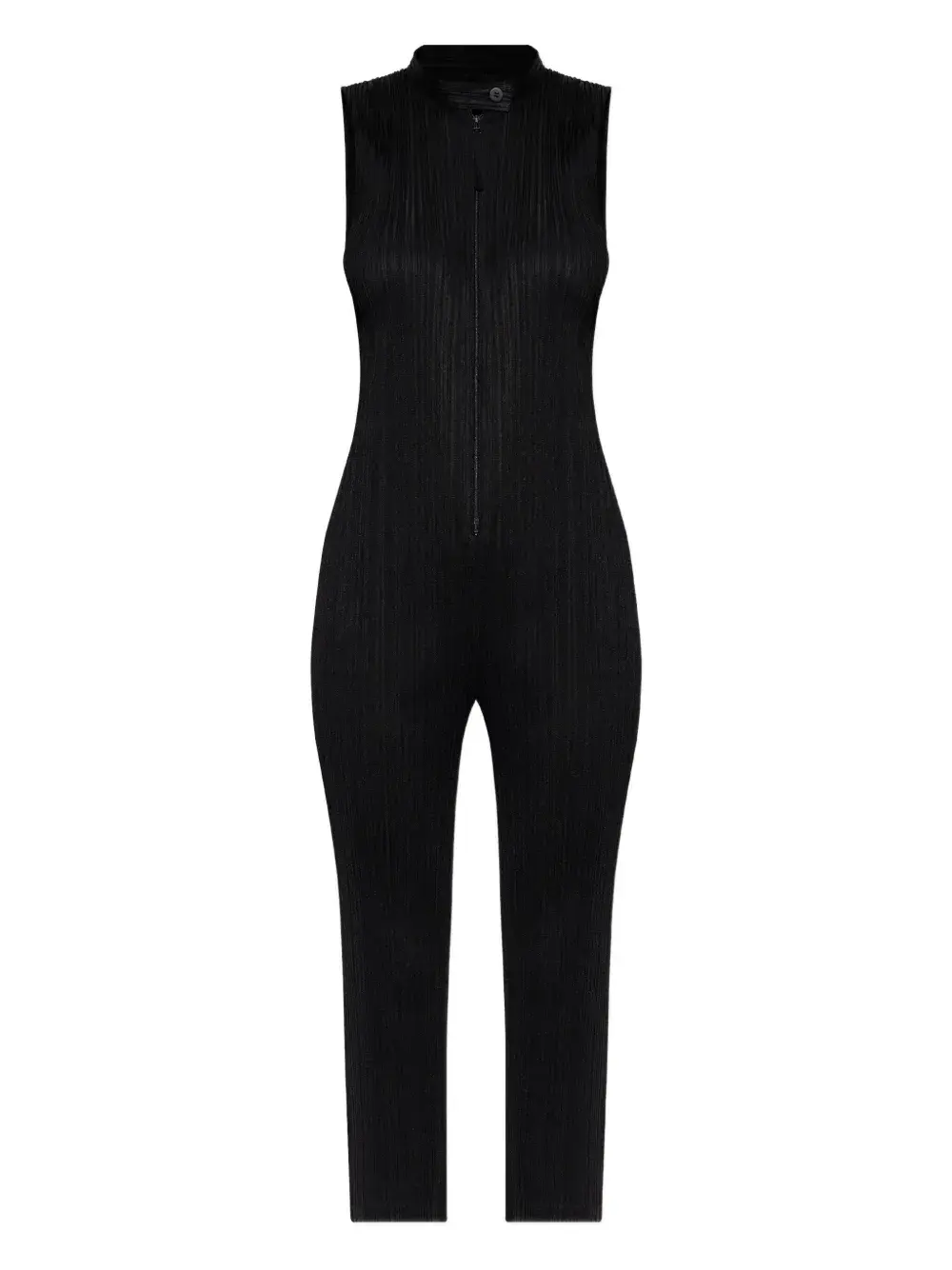 

Плиссированный комбинезон на молнии Pleats Please Issey Miyake, черный