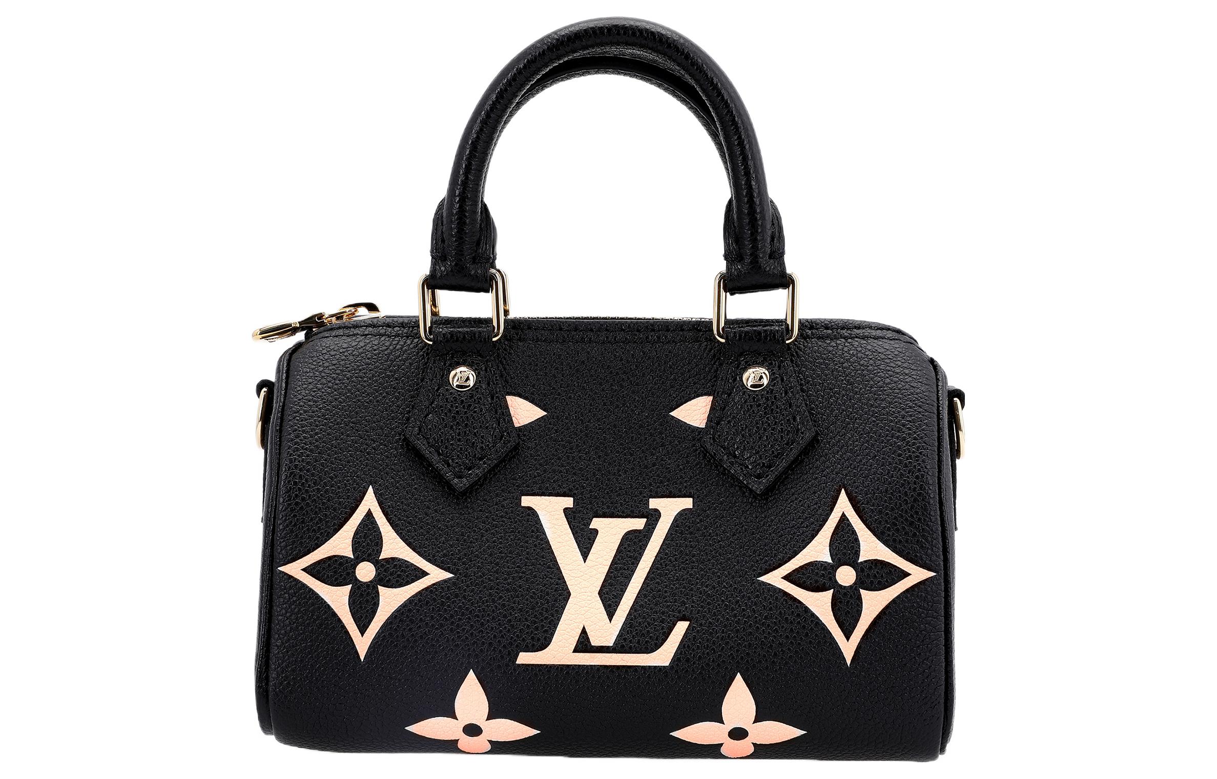 

LOUIS VUITTON Сумка Speedy Nano Black/Beige