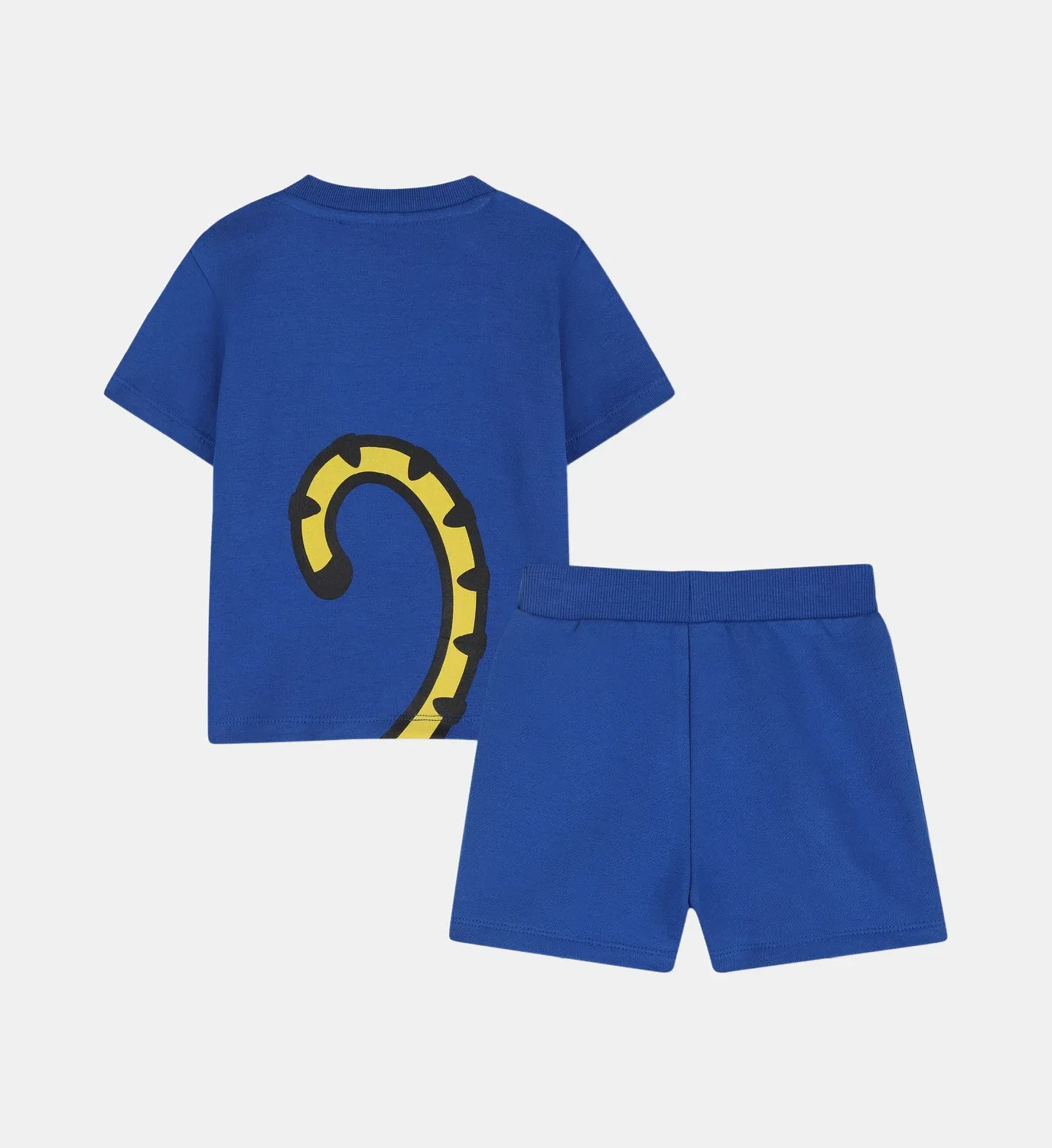 Комплект: футболка и бермуды Kenzo Kids, синий — фото 2
