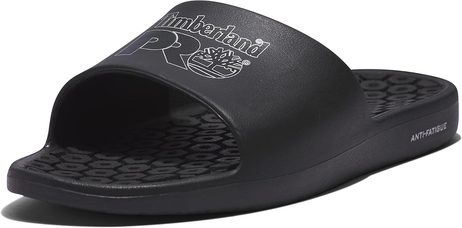 

Timberland PRO унисекс-взрослые слайды с технологией Anti-fatigue, Black/Silver