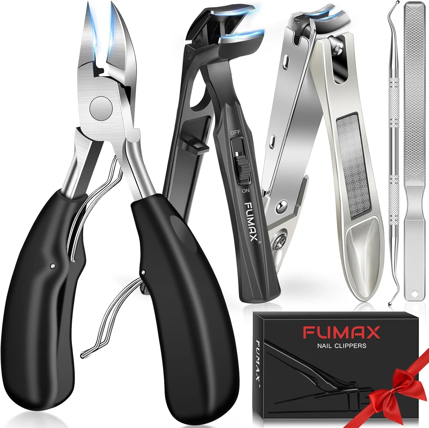 Набор кусачек для толстых ногтей из нержавеющей стали Fumax