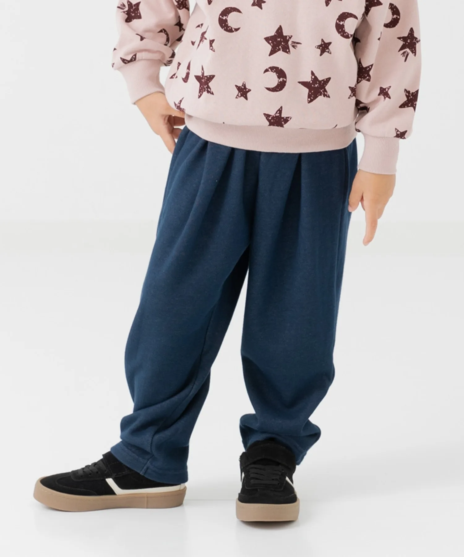 Детские штаны широкие утепленные с флисом chil2 Balloon Wide Pants цвет A