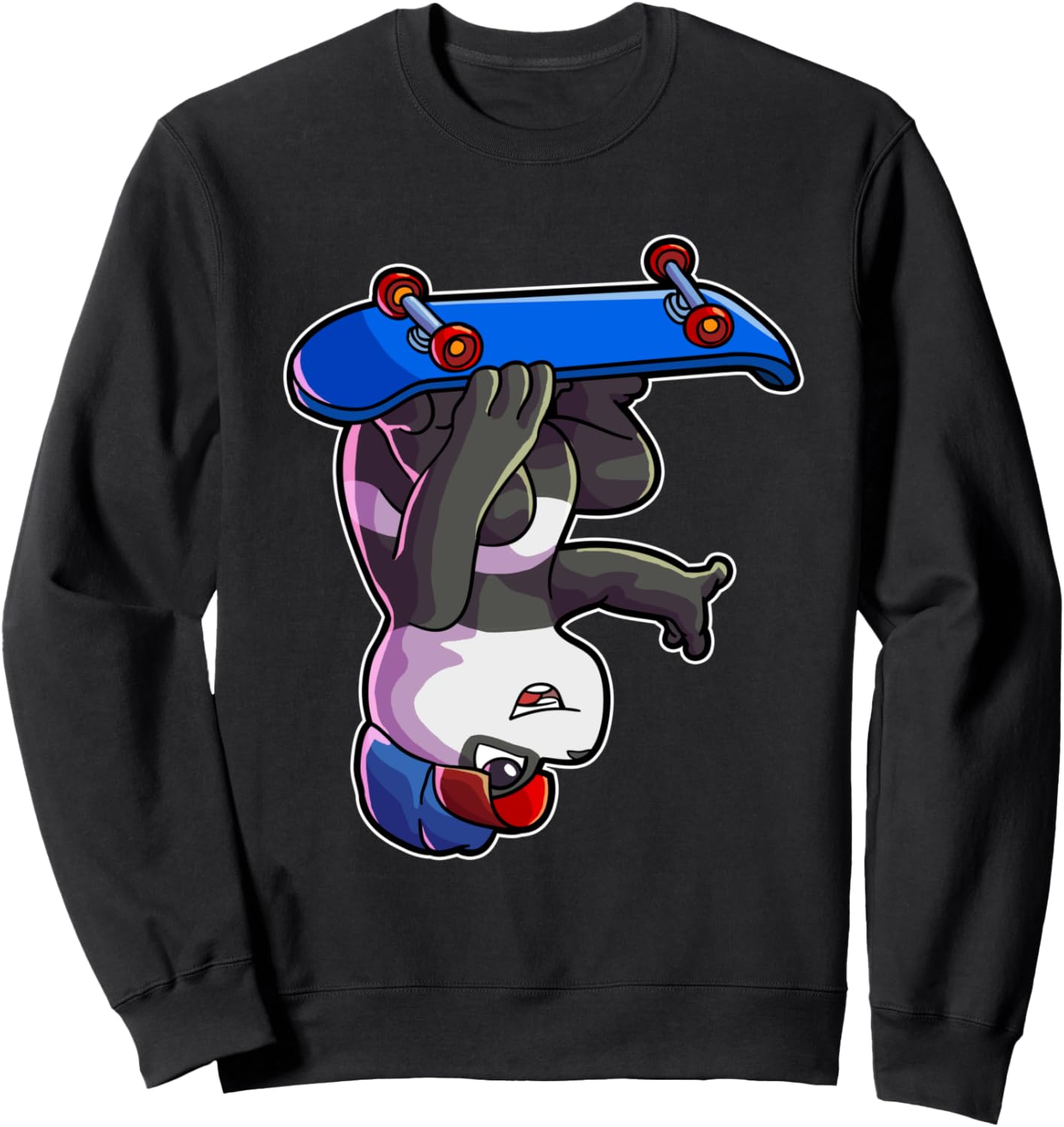 

Толстовка для скейтбординга с изображением панды. Кроссовки для скейтбординга для мальчиков Skateboard Gift Girl, черный