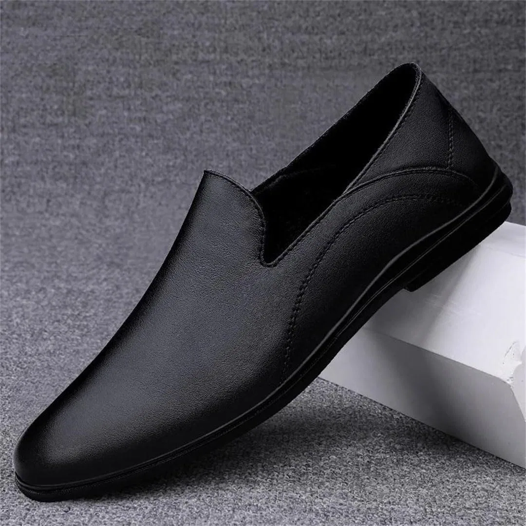 Лоферы кожаные Loafers Slip-On Driving Shoes Brown — фото 3
