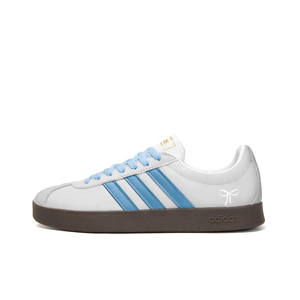 

Adidas Neo ВЛ Корт 2.0 Моне Гарден противоскользящие износостойкие лоу-топ скейтбордские кроссовки унисекс розово-бело-серебристые, цвет Silver