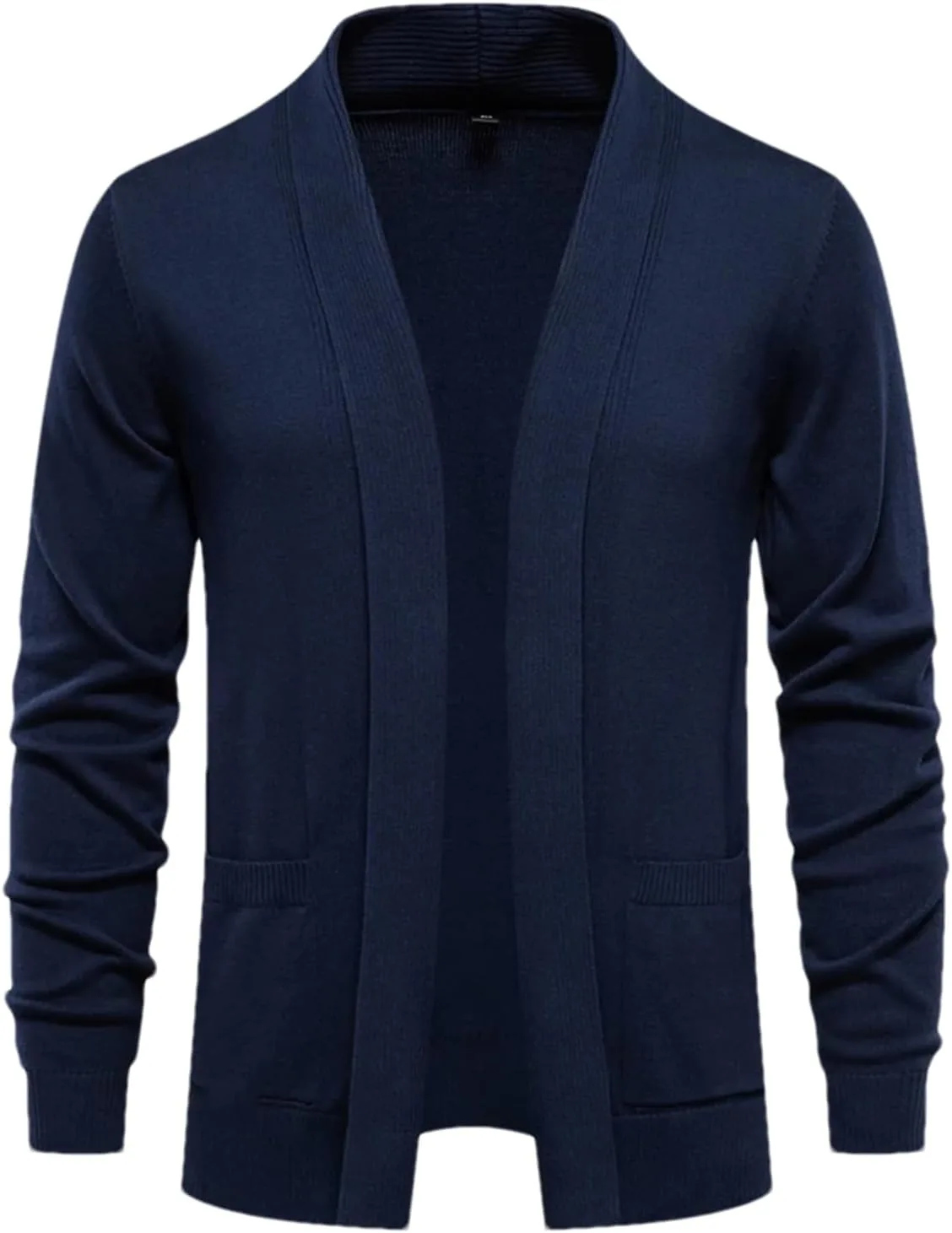 

Мужской зимний кардиган из хлопка с теплыми карманами