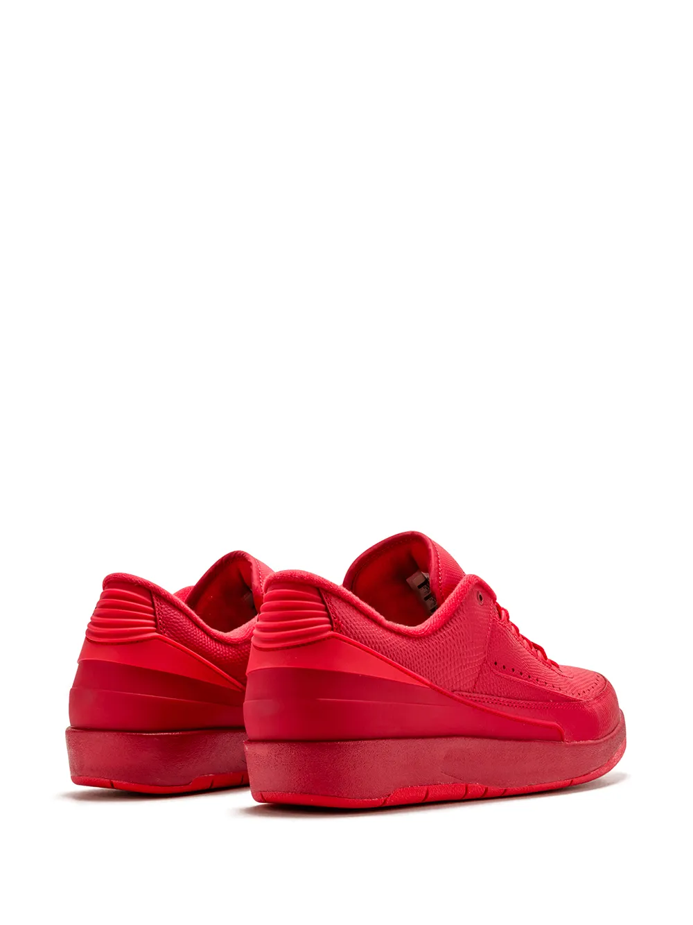 Кроссовки Air  2 Retro Low Jordan, красный — фото 3