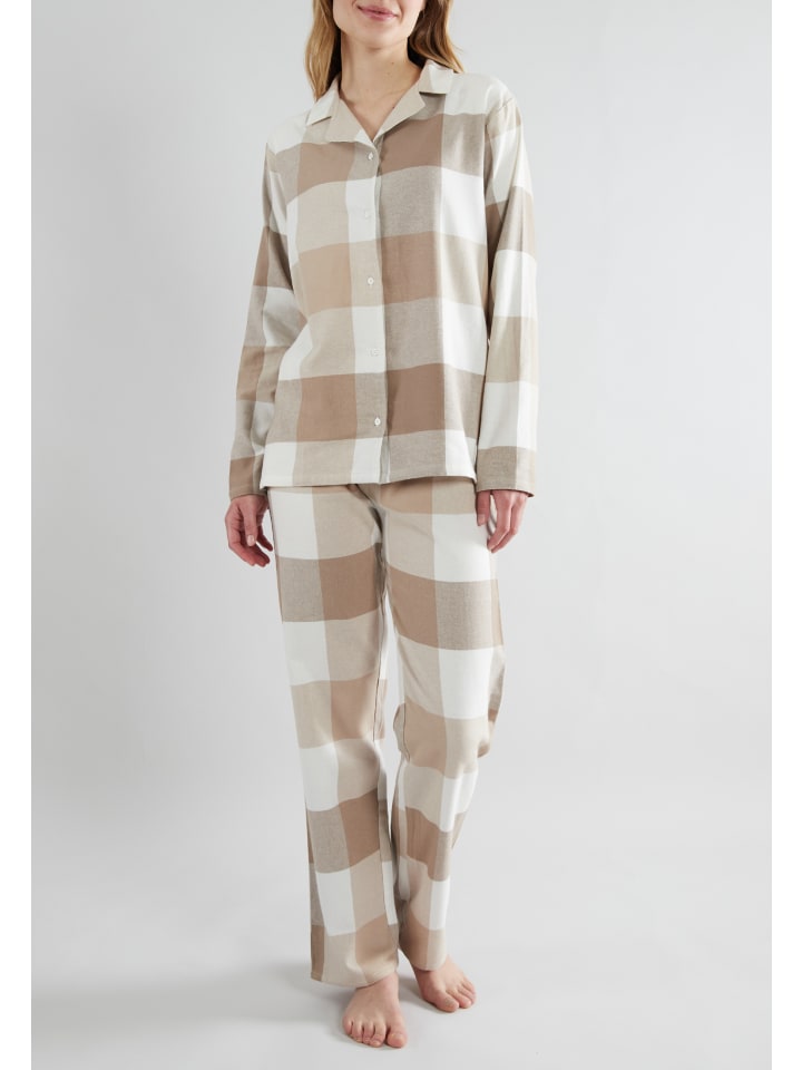 

Tom Tailor Пижама Haarlem в коричнево-средней клетке