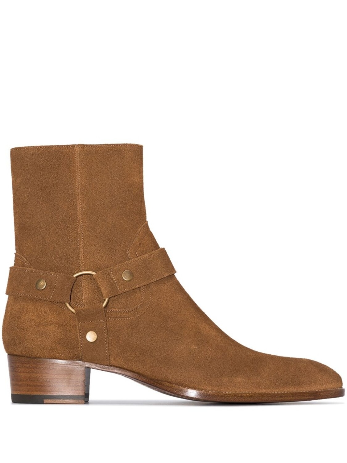 

Saint Laurent ботинки Wyatt, коричневый