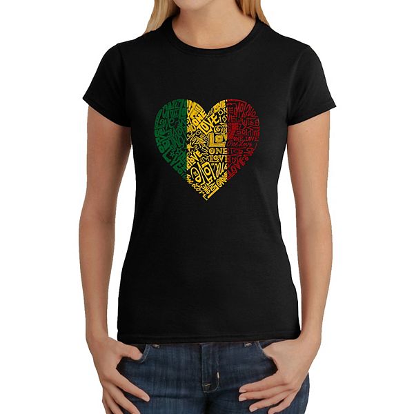 

Футболка One love heart с принтом La Pop Art