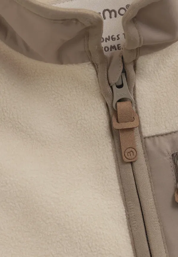 Куртка Mijacket brushed fleece jacket Minymo, цвет серый — фото 3