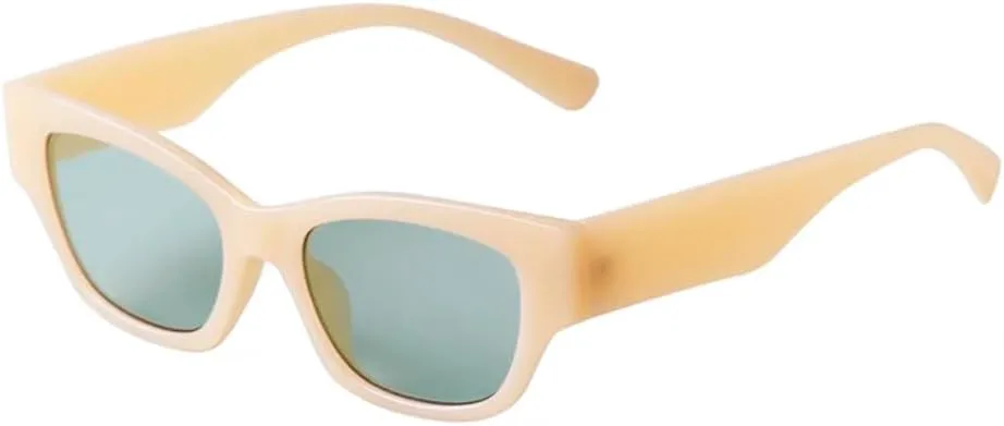 

Солнцезащитные очки с защитой UV400 | Желтые «кошачий глаз» 90-х годов | для женщин и мужчин, для занятий спортом на открытом воздухе и вождения DSVIGF, 04