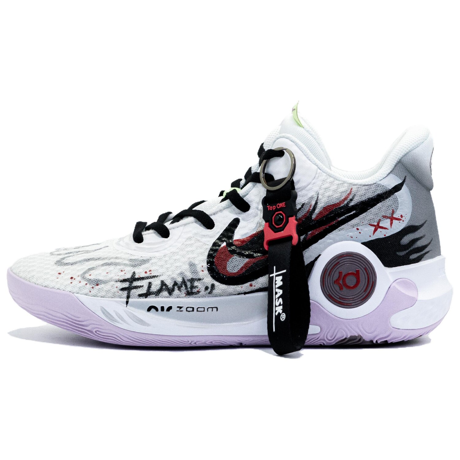 

Баскетбольные кроссовки KD Trey 5 IX Vintage Unisex Mid-Top Темно-серый/черный/белый Nike